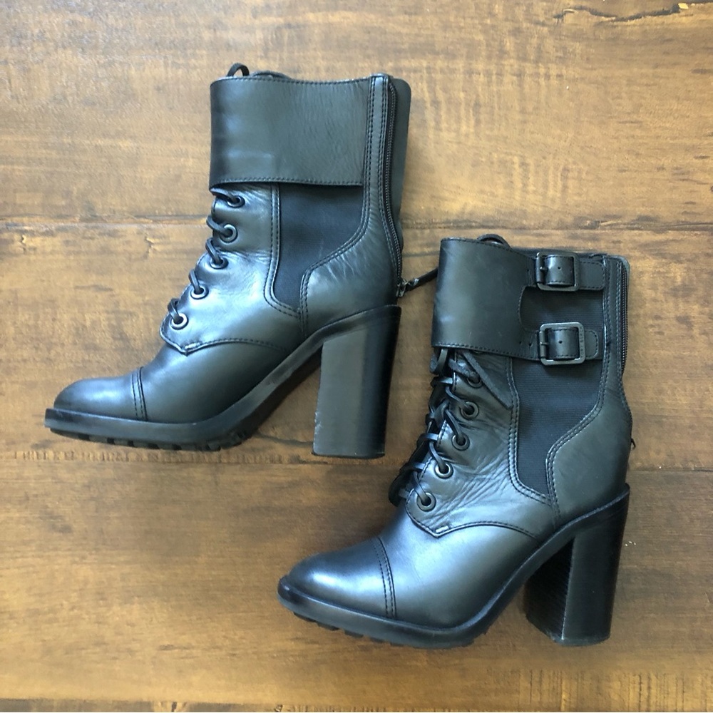 Lace Up Dressy Combat Boots